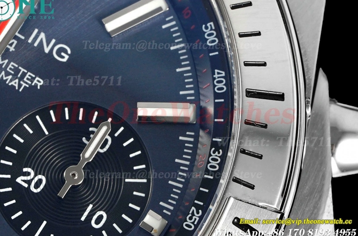 TF A7750 SS Stk B01 Chronomat Blue 42MM SS 0203